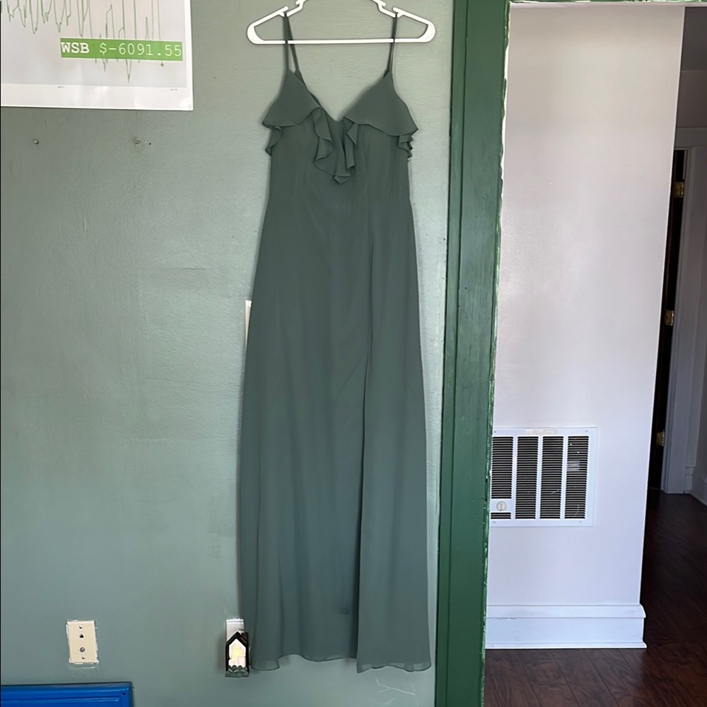 Elegant Green Women's Dress